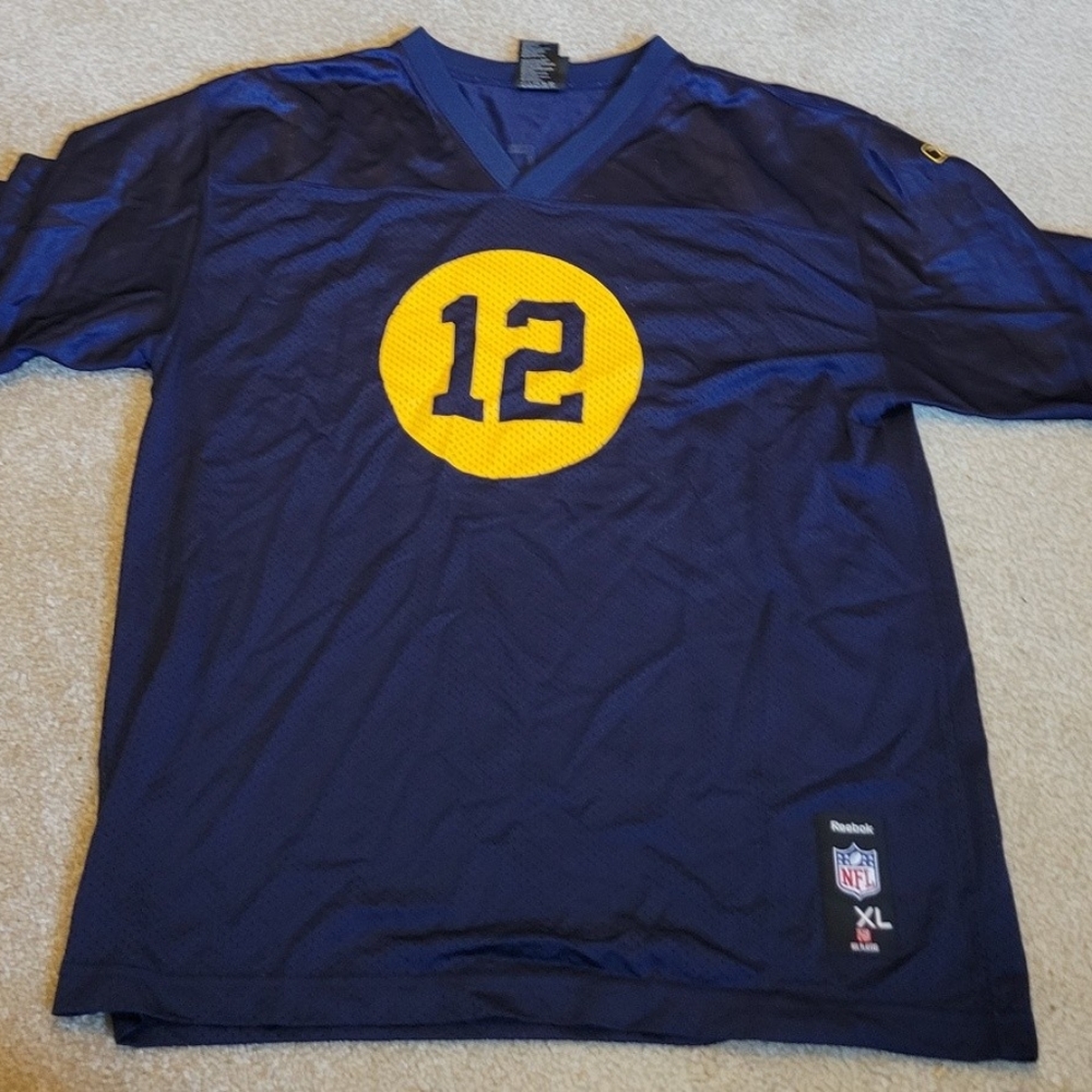 Reebok Green Bay Packers youth xl Aaron Rodger jersey super bowl XLV